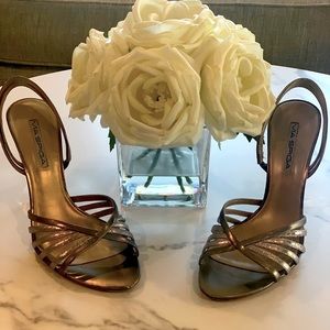 Via Spiga Gold Heels